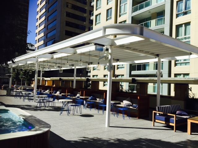 Primus Hotel - Pitt Street - Sydney - September 2015 - a five star heritage
listed hotel. P & A Engineering undertook all steel work and fabrication to
complete the roof top bar, restaurant and pool deck